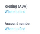 Payoneer Account details